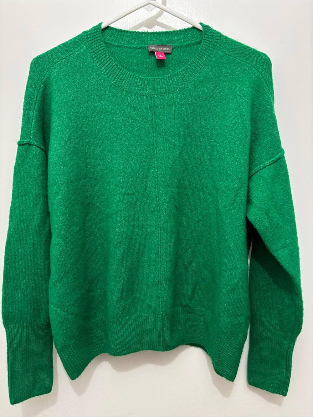 Vince Camuto Kelly Green Crewneck Sweater Sz S